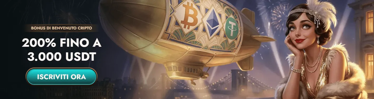 Bonus di benvenuto crypto 200 fino a 3000 usdt